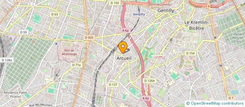 localisation de l'entreprise MONSIEUR RODRIGO PASSOS  LES ULIS