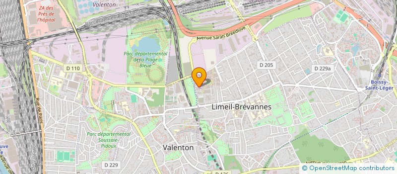 localisation de l'entreprise MONSIEUR RODRIGO SANTANA DE MONTE  LIMEIL-BREVANNES