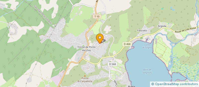 localisation de l'entreprise MONSIEUR RODRIGO SANTOS BARBOSA  PORTO-VECCHIO