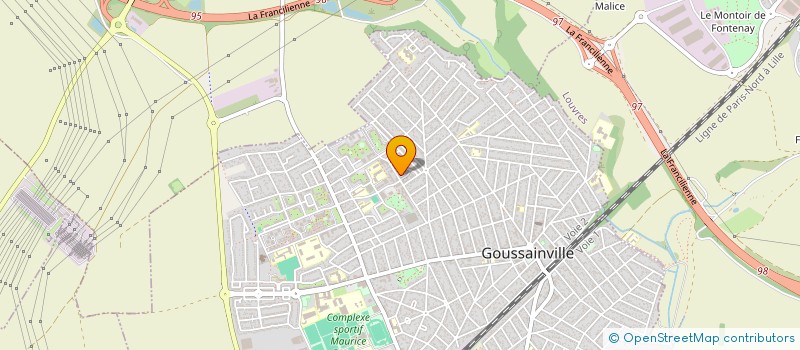 localisation de l'entreprise MONSIEUR RODRIGUE ALTINORD  GOUSSAINVILLE