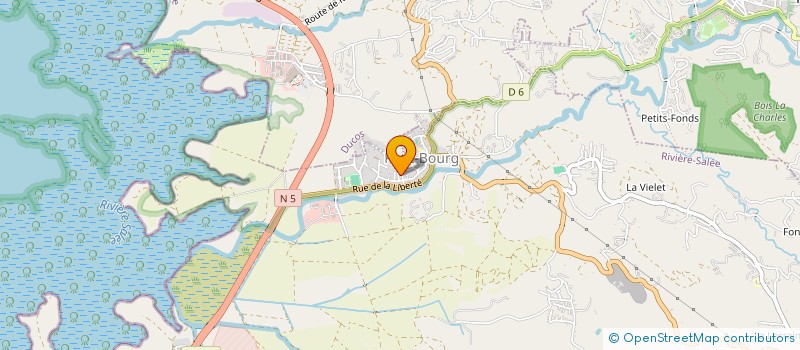 localisation de l'entreprise MONSIEUR RODRIGUE ANDEOL  RIVIERE-SALEE