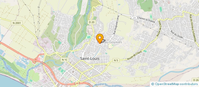 localisation de l'entreprise MONSIEUR RODRIGUE ANGAMA à SAINT-LOUIS