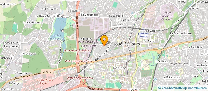 localisation de l'entreprise MONSIEUR RODRIGUE ANTUNES-BARATA  JOUE-LES-TOURS