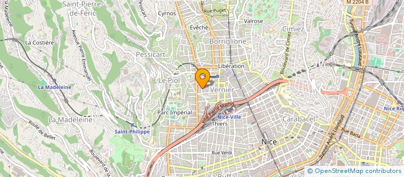 localisation de l'entreprise MONSIEUR RODRIGUE AQUILINA à NICE