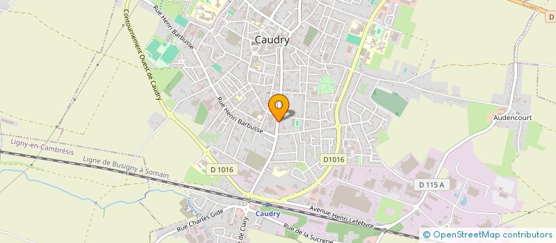 localisation de l'entreprise MONSIEUR RODRIGUE BARAHONA  CAUDRY