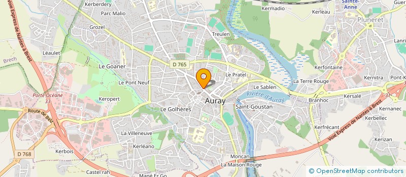 localisation de l'entreprise MONSIEUR RODRIGUE BIFFOT à AURAY