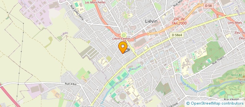 localisation de l'entreprise MONSIEUR RODRIGUE BORDEZ  LENS