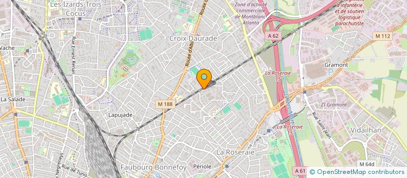 localisation de l'entreprise MONSIEUR RODRIGUE CABALD à TOULOUSE