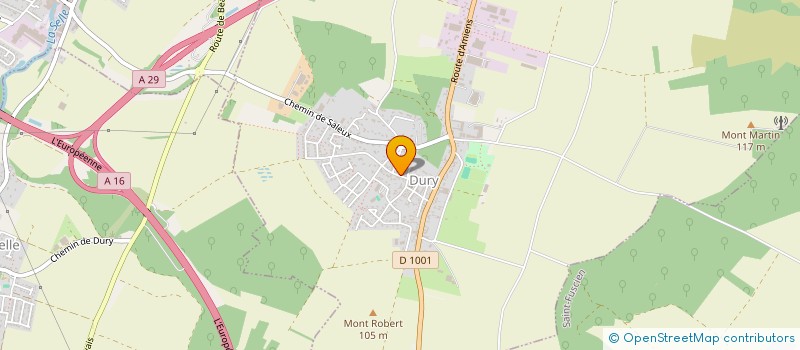 localisation de l'entreprise MONSIEUR RODRIGUE DA SILVA SANTOS  DURY