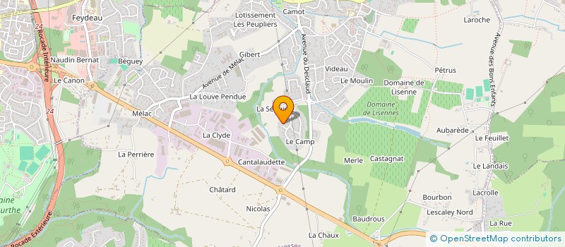 localisation de l'entreprise MONSIEUR RODRIGUE DEGRAS  TRESSES