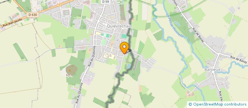 localisation de l'entreprise MONSIEUR RODRIGUE DESSILLY  QUIEVRECHAIN