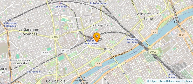 localisation de l'entreprise MONSIEUR RODRIGUE DIAS à COURBEVOIE
