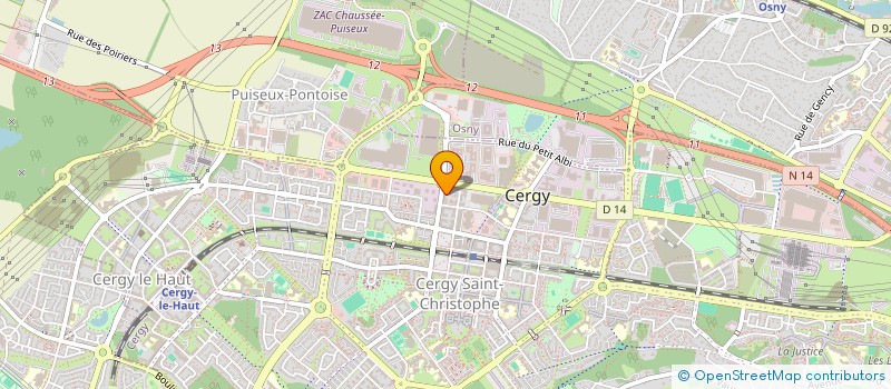 localisation de l'entreprise MONSIEUR RODRIGUE DIE GOULIN DEPIE  CERGY