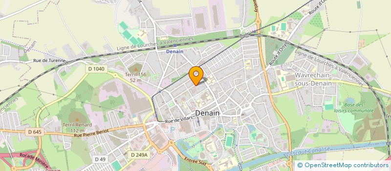 localisation de l'entreprise MONSIEUR RODRIGUE DOUCHEZ  DENAIN