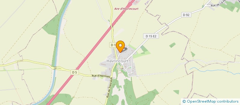 localisation de l'entreprise MONSIEUR RODRIGUE DUHEM  HAVRINCOURT