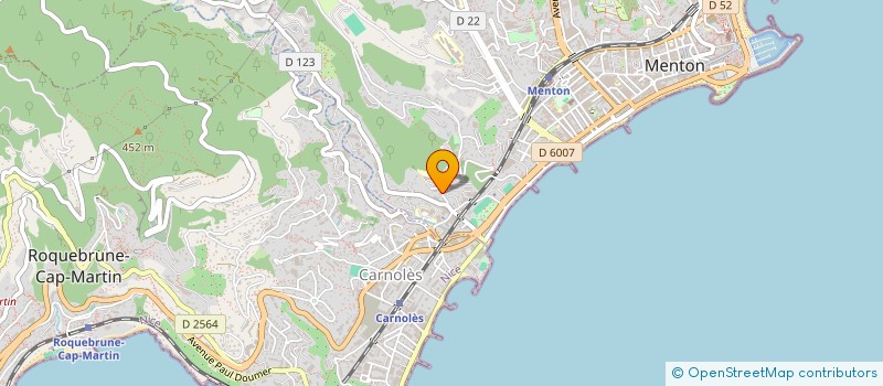 localisation de l'entreprise MONSIEUR RODRIGUE ESTRIDGE à MENTON
