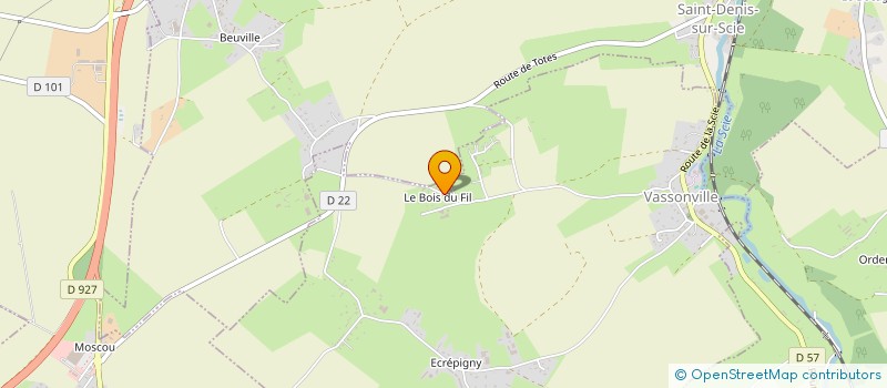 localisation de l'entreprise MONSIEUR RODRIGUE FIGUE  VASSONVILLE