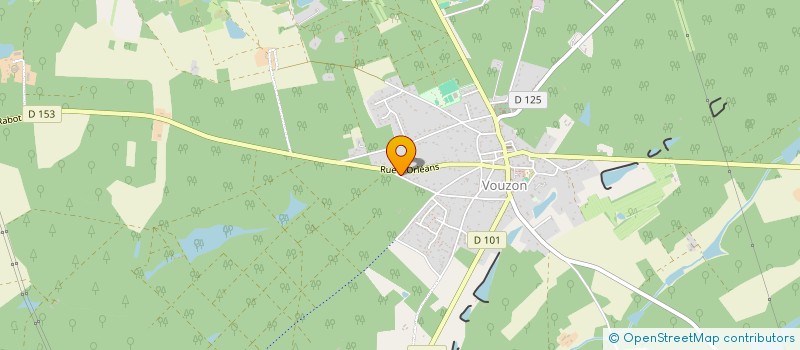 localisation de l'entreprise MONSIEUR RODRIGUE FOURNIER  VOUZON