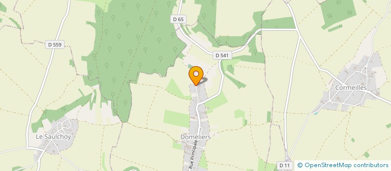 localisation de l'entreprise MONSIEUR RODRIGUE GAMBIER  DOMELIERS