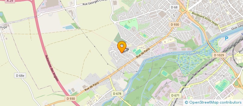 localisation de l'entreprise MONSIEUR RODRIGUE GAUTHIER à SAINT-QUENTIN