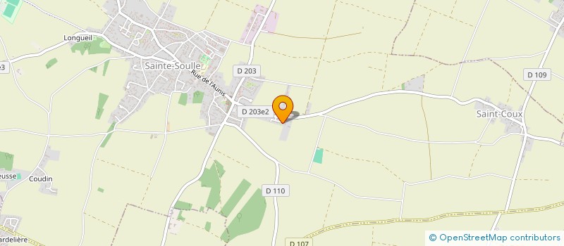 localisation de l'entreprise MONSIEUR RODRIGUE GOMICHON  SAINTE-SOULLE