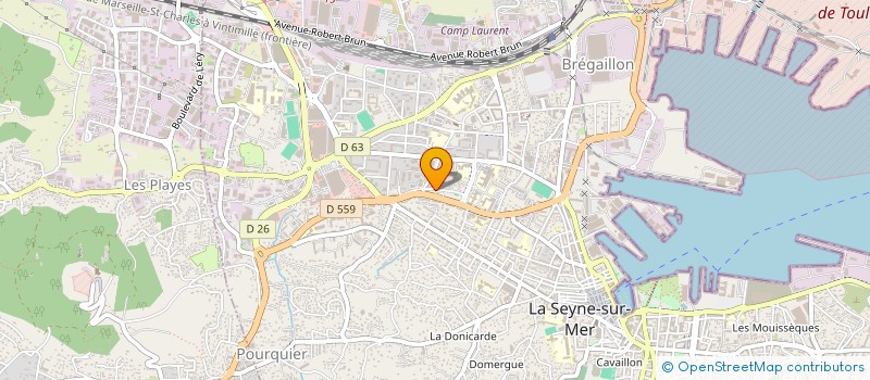 localisation de l'entreprise MONSIEUR RODRIGUE GUILLAMET  LA SEYNE-SUR-MER