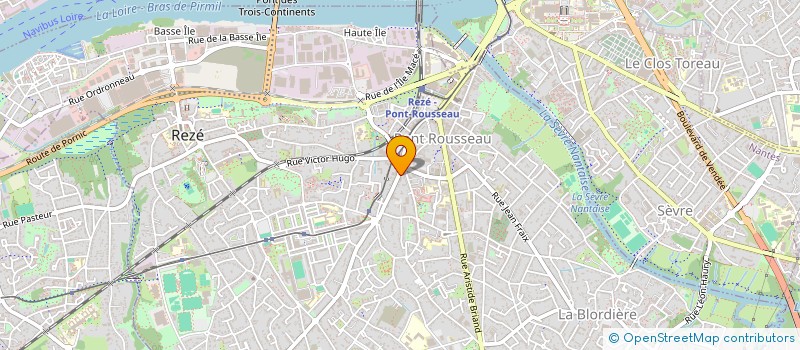 localisation de l'entreprise MONSIEUR RODRIGUE GUILLET  REZE