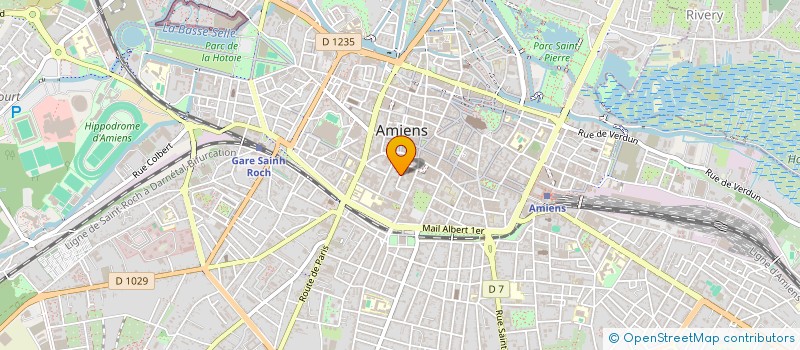 localisation de l'entreprise MONSIEUR RODRIGUE HENRI à AMIENS