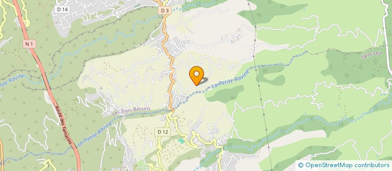 localisation de l'entreprise MONSIEUR RODRIGUE HOARAU  LES TROIS BASSINS