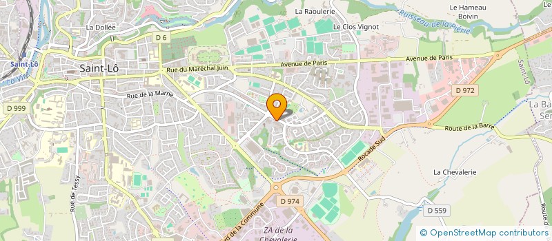 localisation de l'entreprise MONSIEUR RODRIGUE JOUAN à SAINT-LO