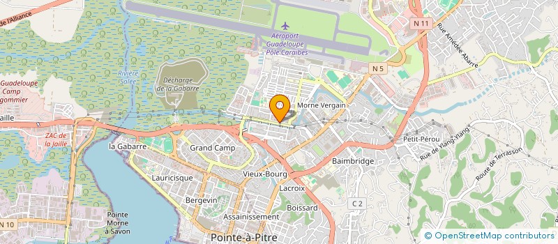 localisation de l'entreprise MONSIEUR RODRIGUE LAMPECINADO à LES ABYMES