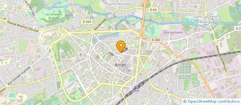 localisation de l'entreprise MONSIEUR RODRIGUE LANOIR à ARRAS