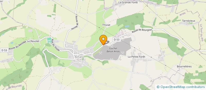 localisation de l'entreprise MONSIEUR RODRIGUE LARDIERE à ARTAS