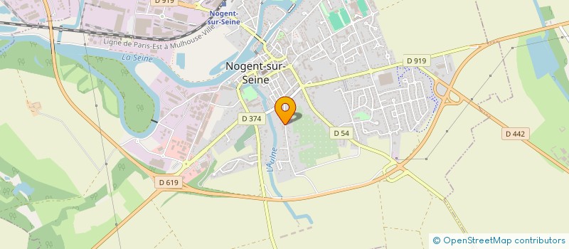 localisation de l'entreprise MONSIEUR RODRIGUE LATHIERE à NOGENT-SUR-SEINE