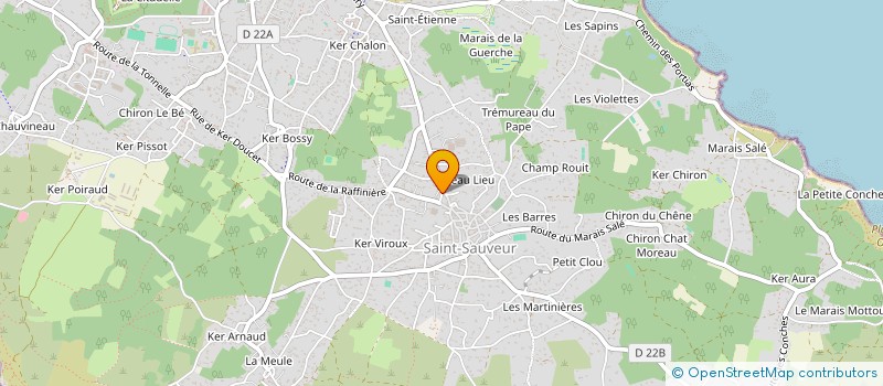 localisation de l'entreprise MONSIEUR RODRIGUE LE BRIS à L'ILE-D'YEU
