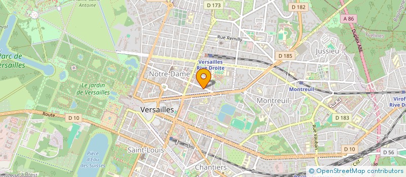 localisation de l'entreprise MONSIEUR RODRIGUE LE DONGE à VERSAILLES