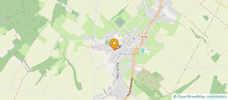 localisation de l'entreprise MONSIEUR RODRIGUE LE JEUNE  BEAUVAL