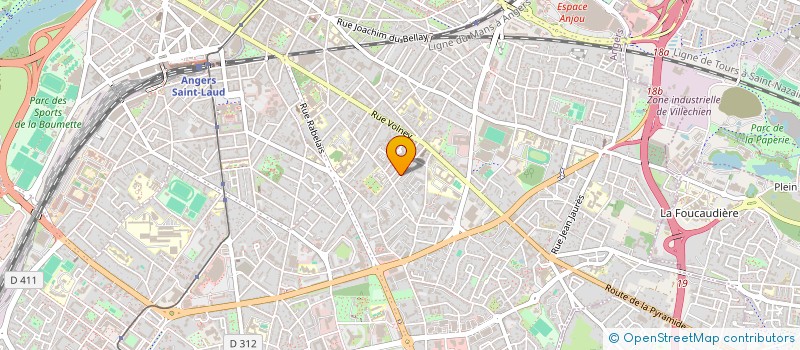 localisation de l'entreprise MONSIEUR RODRIGUE LECHAT à ANGERS