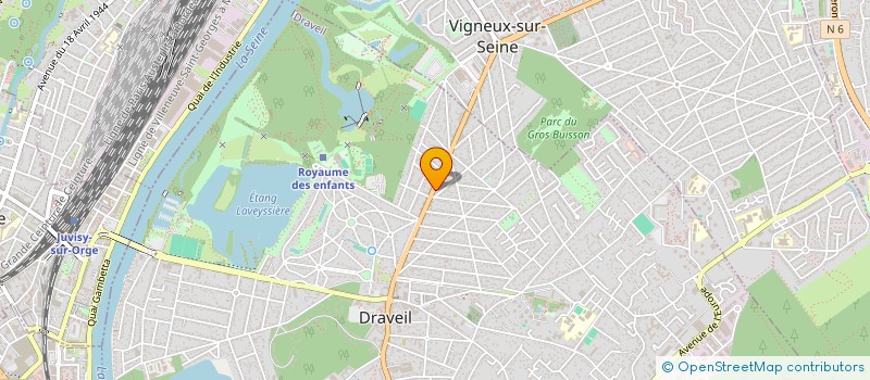 localisation de l'entreprise MONSIEUR RODRIGUE LEMOS à DRAVEIL