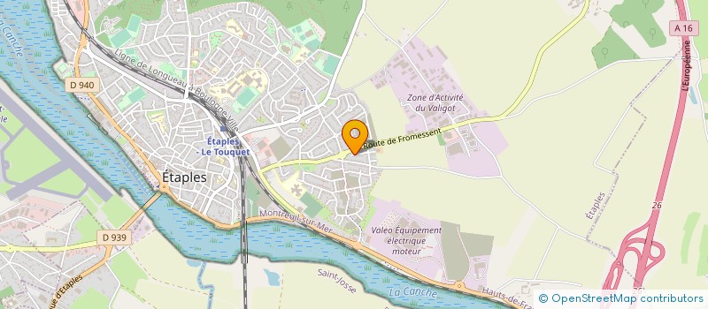localisation de l'entreprise MONSIEUR RODRIGUE MATHIAS à ETAPLES