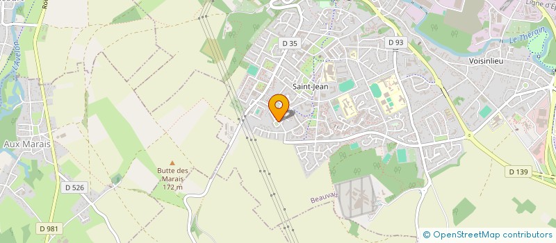 localisation de l'entreprise MONSIEUR RODRIGUE MERT  BEAUVAIS