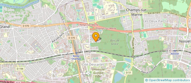 localisation de l'entreprise MONSIEUR RODRIGUE MOGO PELAP  CHAMPS-SUR-MARNE