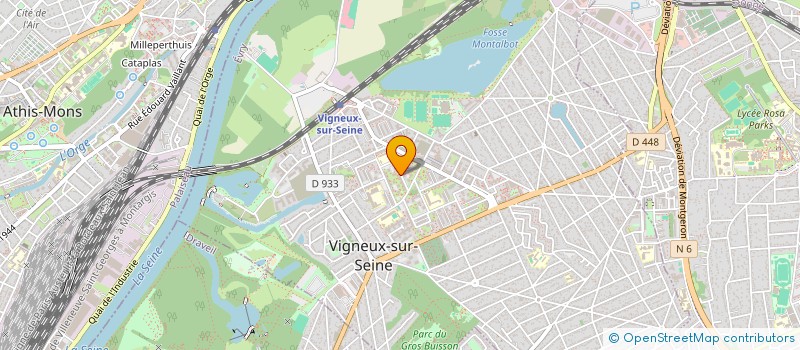 localisation de l'entreprise MONSIEUR RODRIGUE MONAMPASSI-MATONDO  VIGNEUX-SUR-SEINE