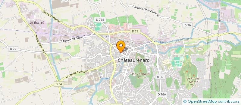 localisation de l'entreprise MONSIEUR RODRIGUE MOULIN  CHATEAURENARD