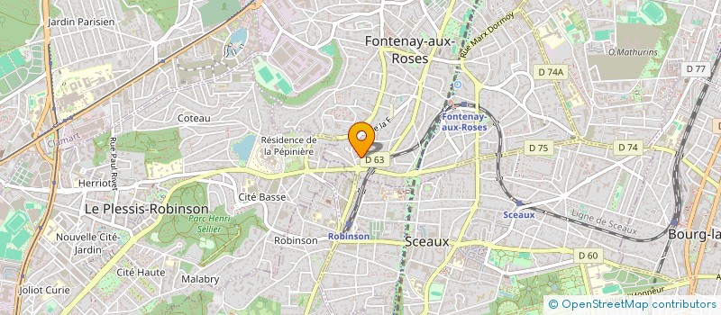 localisation de l'entreprise MONSIEUR RODRIGUE NABIS à FONTENAY-AUX-ROSES