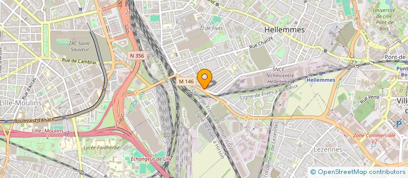 localisation de l'entreprise MONSIEUR RODRIGUE NANA KOUMFANG à LILLE