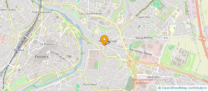 localisation de l'entreprise MONSIEUR RODRIGUE NARCIN à POITIERS