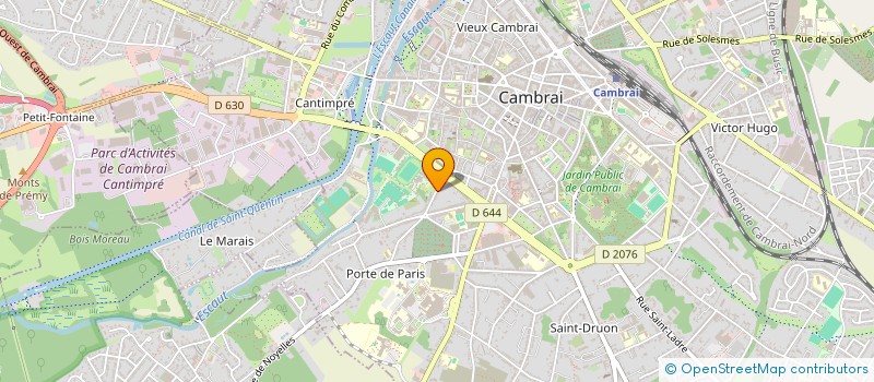 localisation de l'entreprise MONSIEUR RODRIGUE POUANSI TCHEUTO  CAMBRAI