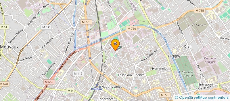 localisation de l'entreprise MONSIEUR RODRIGUE REGENT  ROUBAIX