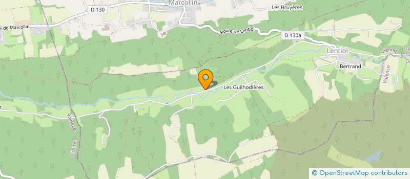 localisation de l'entreprise MONSIEUR RODRIGUE RICHALLAND  LENS-LESTANG